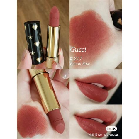 gucci valeria rose lipstick|Gucci 217 valeria rose.